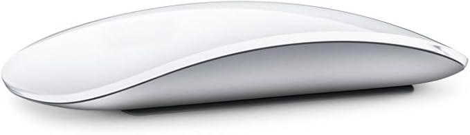 Wireless Multi-Touch Surface Magic Mouse Alternative USB C Rechargeable Bluetooth Mouse Compatible with MacOS/Windows/Linux/Android Laptop Desktop PC Smartphone Tablet (White)