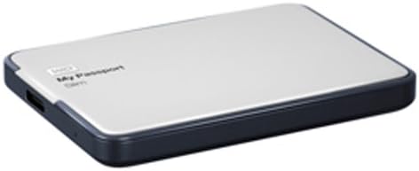 WD My Passport Slim 2TB Portable Metal External Hard Drive USB 3.0 with Auto Backup