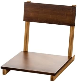 Portable Floor Chair Bedroom Living Room Tatami Chair Wooden Floor Tatami Lazy Chair Single Person Bay Window Chair with Back Support for Video-Gaming Reading Resting (Col