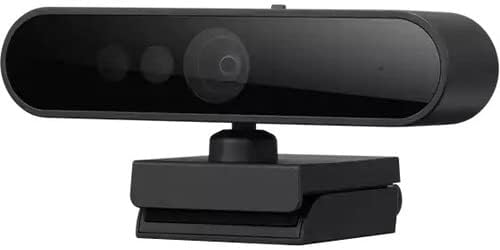 Lenovo Performance FHD 1080p Webcam USB-CLog-on with Windows Hello Dual Microphones 95 Degree Lens and 4X Digital Zoom Sliding Privacy Shutter Black