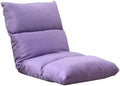 ELEFOCUS Foldable Floor Chair with 6 Positions Lazy Sofa Meditation Chair Folding Sofa Bed Couch Lounger(/Purple)