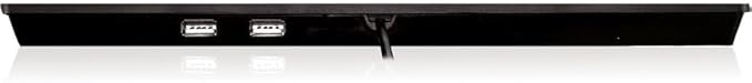 ADESSO Adaptec SlimTouch 510 Mini Keyboard with USB Hubs (AKB-510HB) Black