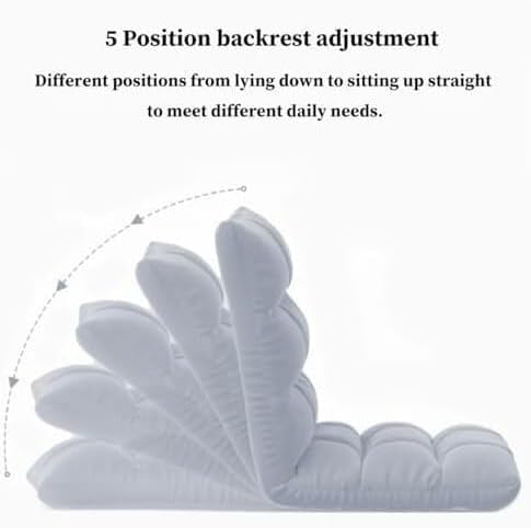 ELEFOCUS Floor Chair with Backrest Foldable Padded Teens Adults Lazy Sofa Meditation Chair Window Chair(/GreenB)