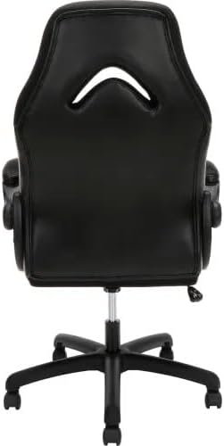 Ergonomic Gaming Chair with High Back Support – Racing Style PC Desk Chair with Recline Function Flip-Up Arms &amp Padded Segments for Comfort (Gray)