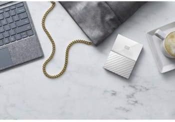 WD 2TB White My Passport Portable External Hard Drive - USB 3.0 - WDBS4B0020BWT-WESN