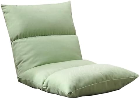 BTZHY Floor Chair Foldable Floor Chair with 6 Positions Lazy Sofa Meditation Chair Window Chair Folding Sofa Bed Couch Lounger Floor Chair Gaming for TV Reading Relaxing (/Green)