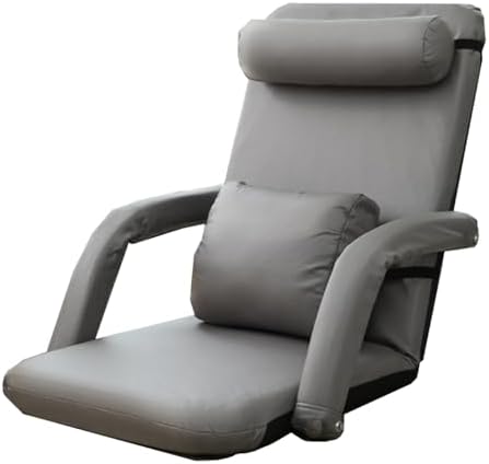BTZHY Floor Chair Floor Chair with Backrest Foldable Floor Chair Adult Lazy Sofa Meditation Chair Window Chair Multi-Angle Floor Seating Reading Chair Floor Couch Recliner Gaming Floor Chairs(/Beige)