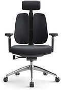 Office Chair Gaming Chair Computer Chair Creative Computer Chair Ergonomic Spine Chair Simple Waist Double Back Chair Mesh Office Chair (Color : Svart)