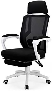 Office Chair Gaming Chair Computer Chair Reclining Office Desk Chair Adjustable High Back Ergonomic Computer Mesh Recliner Home Office Chairs with Footrest and Lumbar Support (Color :