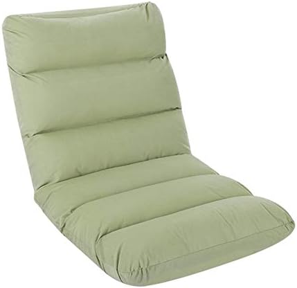 BTZHY Floor Chair Floor Chair Ergonomic Floor Sofa Removable and Washable Foldable Floor Chair 5 Positions Free Single Adjustment Bay Window Sofa for Balcony Bay Window (Color : White)
