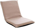 ELEFOCUS Floor Chair Meditation Chair Multi-Directional Adjustment Folding Floor Chair Removable and Washable Sofa for Bedroom(Khaki)