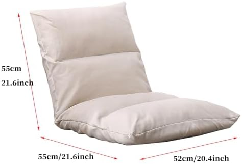 BTZHY Floor Chair Foldable Floor Chair with 6 Positions Lazy Sofa Meditation Chair Window Chair Folding Sofa Bed Couch Lounger Floor Chair Gaming for TV Reading Relaxing (/Green)