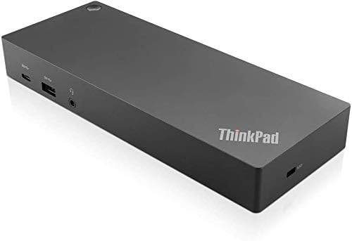 Lenovo ThinkPad Hybrid USB-C Dock US (40AF0135US) with USB Type-A Adapter + ZoomSpeed HDMI Cable (with Ethernet) + Starter Bundle