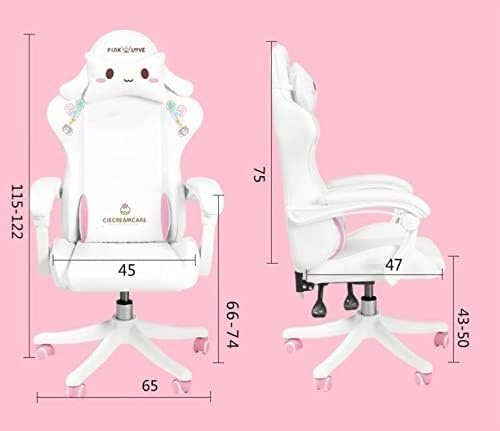 Gaming Chair Racing Style High Back Ergonomic Video Chair with Lumbar Support Flip-Up Arms Adjustable Headrest PU Leather(Black)