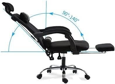 Computer Chair Office Chair Gaming Chair Desk Chair Office Recliner Chair Executive High Back Chair Computer Work Chair Backrest Leaning Function Ergonomic with Footrest Computer Chair Home Office D