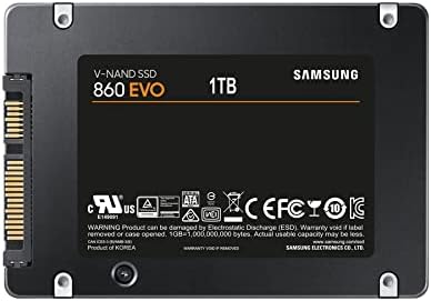 Samsung 1TB 860 EVO SATA 6GB/S 2.5IN