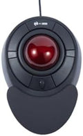 Wired Ergonomic Trackball Mouse Programmable Roller Ball Mice Tilt Scroll