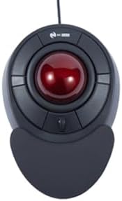 Wired Ergonomic Trackball Mouse Programmable Roller Ball Mice Tilt Scroll