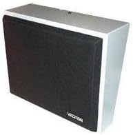 VALCOM V-1052C 8in Amplified Wall Speaker Metal Black by Valcom