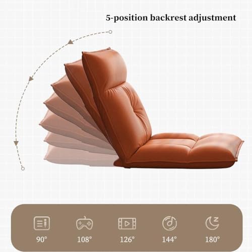 Floor Chair Floor Chair Foldable Lazy Sofa Meditation Chair Window Chair with 5 Adjustable Positions Floor Chair Gaming Sofa Bed with Reclining Function for Reading Gaming Meditating (/Green)