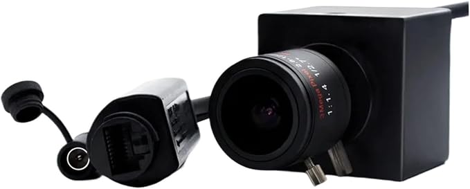 MP Mini POE IP Camera with 2 12 5 50mm M12 Manual Zoom Lens HD Industrial Surveillance Home Security Video Webcam