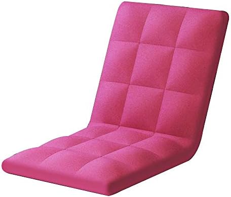 BTZHY Floor Chair Floor Chair Bay Window Chair 6-Speed Adjustment Foldable Lazy Leisure Sofa Removable and Washable Folding Floor Chair for Dorm Room Balcony (Color : Creamy-White)