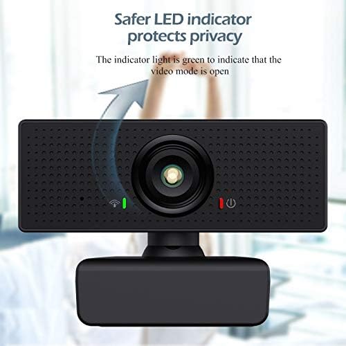 Computer Camera HD 1080P Webcam USB with Mic Mini Computer Camera Flexible Rotatable for Laptops Desktop Webcam Camera Online Education (Color : 2)