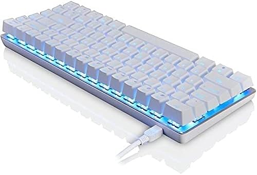 KeyboardComputer Gaming Mechanical Keyboard 82 Keys Floating Keycaps with Luminous Blue Axis for Laptop PCComputer PC