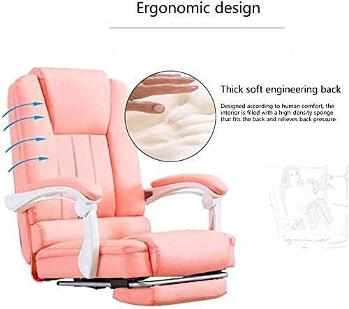 Office Chair Swivel Desk Chair Chair Computer Chair High-Back PU Leather Computer Desk Chair Reclining E-sports Game Seat Height Adjustable Elevating Rotary Ergonomic Video Game Swivel Chair ( Color :