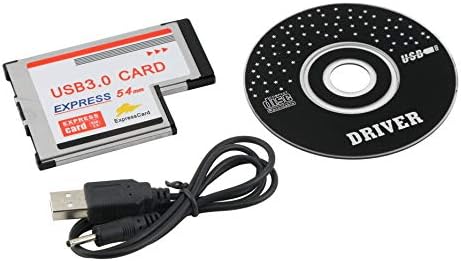 5Gbps 2 Port Hidden Inside USB 3.0 HUB to Express Card ExpressCard 54mm Adapter