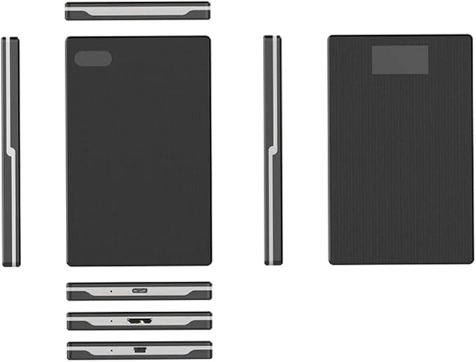 External Hard Drives HDD Case 2.5 Inch USB 3.0 Thin SATA SSD Hard Drive Dock Enclosure High Speed Mobile Hard Box High Speed (Color : A) (B )