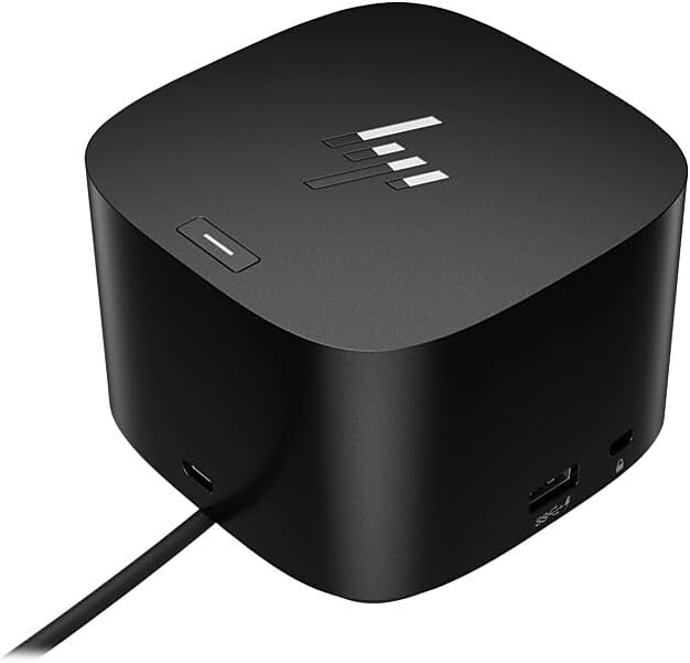 HP Thunderbolt Dock 120W G4 - for Notebook/Desktop PC - 120 W - Thunderbolt 4-4 Displays Supported - 4K - 3840 x 2160-5 x USB Ports - USB Type-C - 1 x RJ-45 Ports - Network (RJ-45) - 1 x HDMI Port
