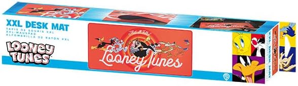 Looney Tunes XXL Mouse Pad 35 in x 15.7 in - Gift Looney Tunes Gaming Desk pad 90 mm x 40 mm - Official Licensed