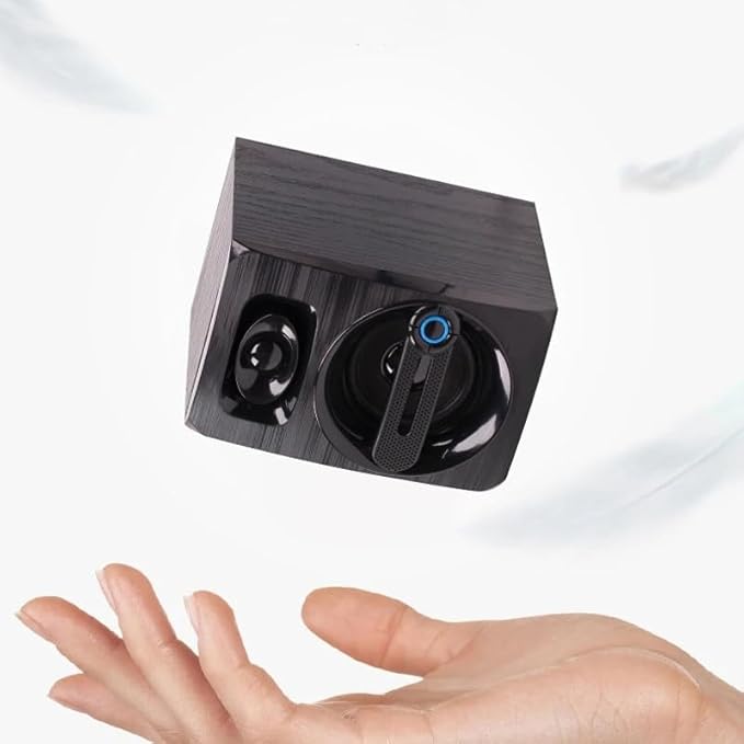 Portable Mini Wooden 2.0 Multimedia Computer Speaker Wired Stereo Music Player PC Subwoofer