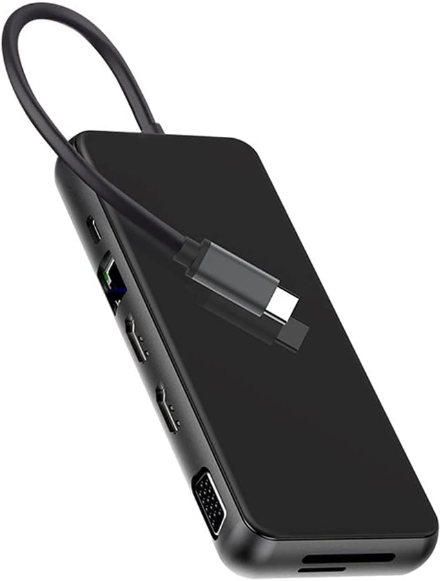 USB C Laptop Docking Station USB 3.0 VGA RJ45 PD USB -Compatible Hub for Dock