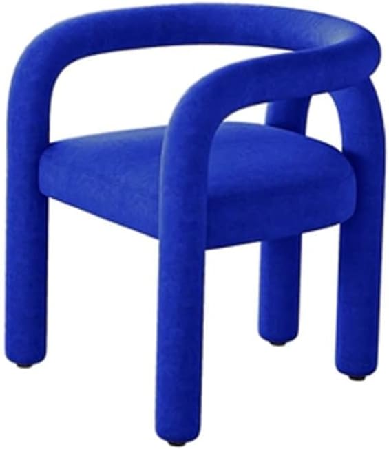 Office Chair Gaming Chair Computer Chair Cosmetic Chair Scandinavian Living Room Furniture Leisure Chair Reclining Dining Chair Cashmere Sofa Armchair Makeup Stool (Color : D Size : 1 Code)
