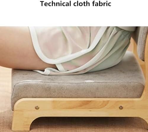 ELEFOCUS Portable Floor Chair Tatami Chair with Backrest Home Bay Window Lazy Backrest Chair Meditation Floor Seating(K2)