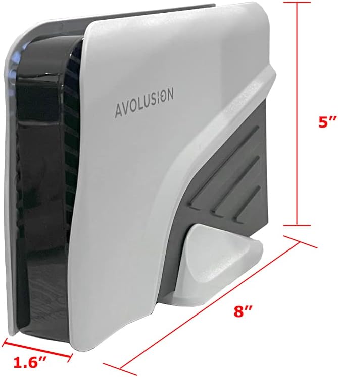 Avolusion PRO-Z Series 8TB USB 3.0 External Hard Drive for MacOS Devices Time Machine (White) (Renewed)