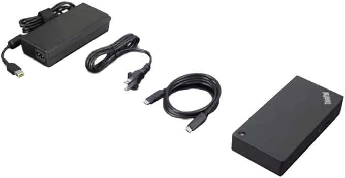 Lenovo ThinkPad Universal Smart USB-C Dock 96W 4K HDMI USB-C DisplayPort USB Hub Bundled with Bluetooth Boost U Speaker with Built-in Mic 5 Hour Playback