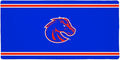 Boise State University BSU Broncos Primary Logo Stripes Large Gaming Mouse Pad Desk Mat with Stitched Edges Non-Slip Base for Gamer Home and Office 31.5 x 15.7