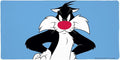 Looney Tunes Sylvester Large Gaming Mouse Pad Desk Mat with Stitched Edges Non-Slip Base for Gamer Home and Office 31.5 x 15.7