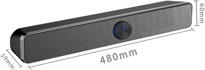 Computer Speakers for Desktop Computer Speaker USB Wired and SoundBar Stereo Subwoofer Boombox Bass Surround SoundBox 3.5mm Audio