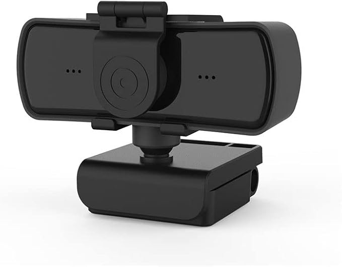 1080P Business Webcam with Noise Cancelling Microphone 3.26mm Length 110° Wide Angle Lens USB PTZ Camera for Video Calls Conference for for iOS