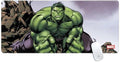 Skinit Extra Large Gaming Mouse Pad - Officially Licensed Hulk Design with Stitched Edges Waterproof Non-Slip Rubber Base Desk Mat for Keyboard &amp Mouse 35.75 x 15.4 inches