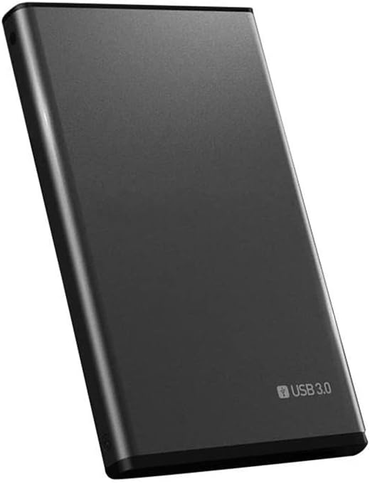 2.5 HDD Mobile Hard Drive USB3.0 Long Mobile Hard Disk 500GB 1TB 2TB Storage Portable External Hard Drive for Laptop (Color : D Size : 2TB) (D 500GB)