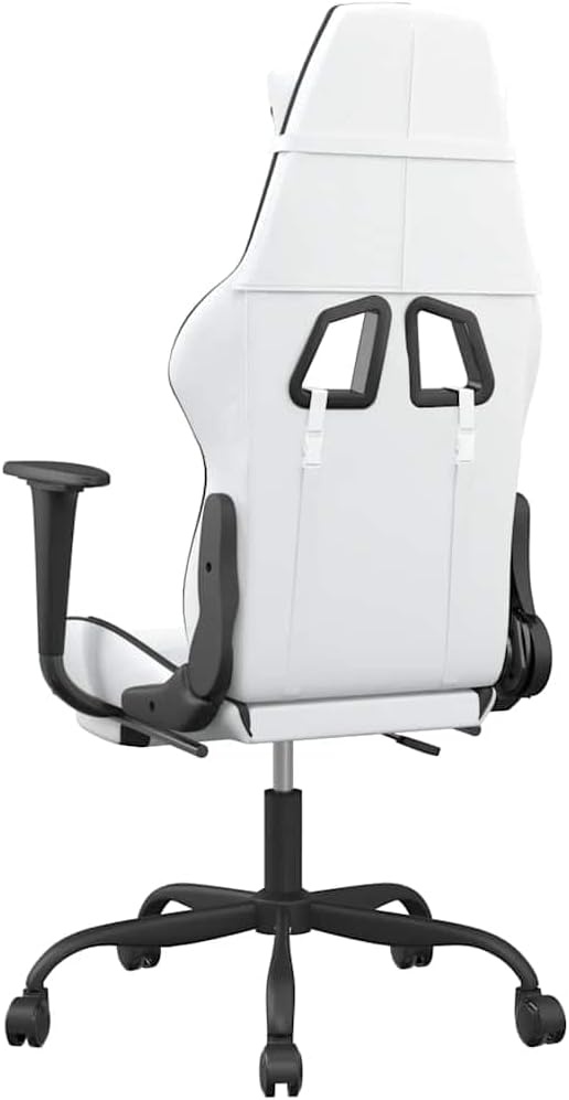Ergonomic Gaming Chair with Massage Function Adjustable Reclining Office Desk Seat for Adults Computer Gamer Room