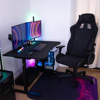 Arozzi Arena Small Desk Pad - Pure Black