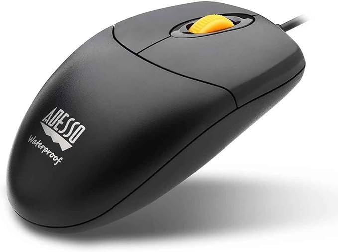Adesso Imouse W3 Waterproof Mouse with Magnetic Scroll Wheel