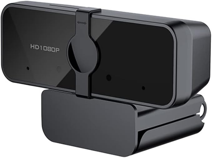 1080P WebCamera Built-in Mic High-Efficiency Privacy for Noise Reduction for Teaching Broadc