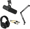 Shure SM7B Dynamic Microphone with Boom Arm and Headphones Kit